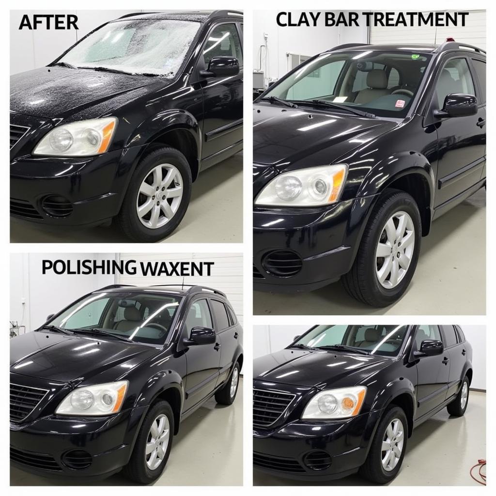 Exterior Car Detailing in a Full Service Wash