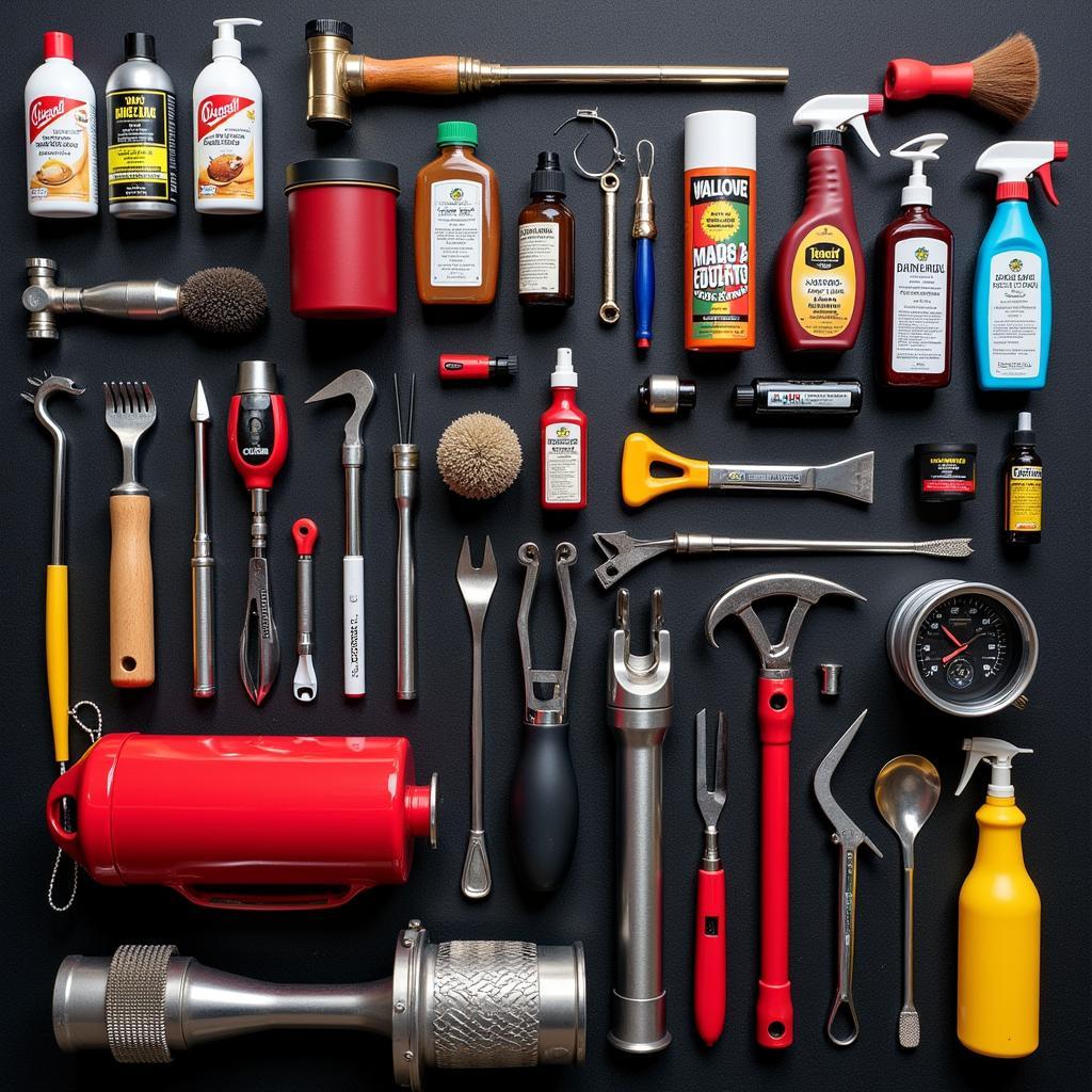 Essential Car Detailing Tools in a Geelong Shop