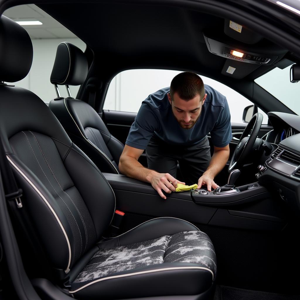 Detailing a Luxurious German Car Interior