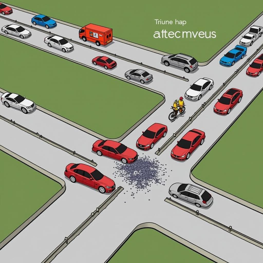 Greensboro Lees Chapel Rd Accident Scene Overview