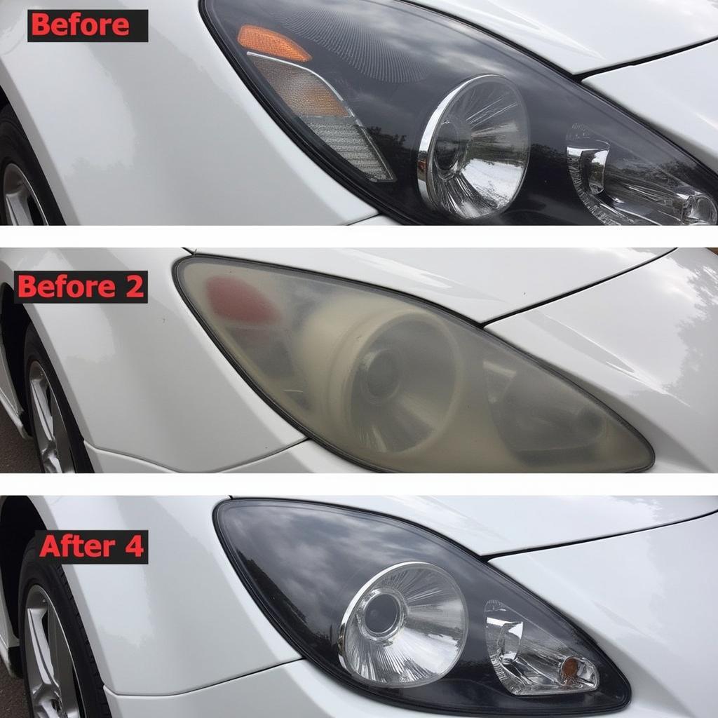 Step-by-step car headlight restoration in Perth