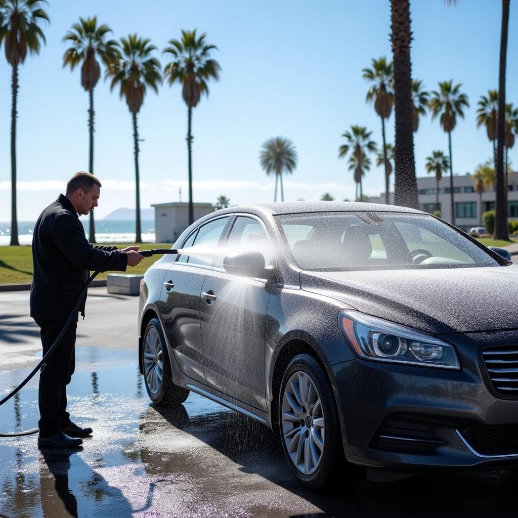 Exterior Car Wash in Huntington Beach