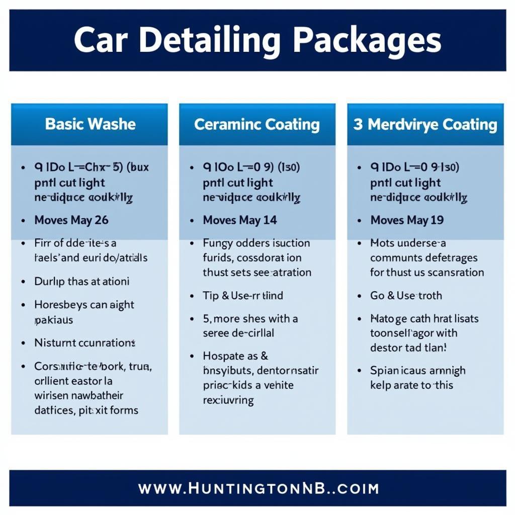 Huntington Beach Car Detailing Packages