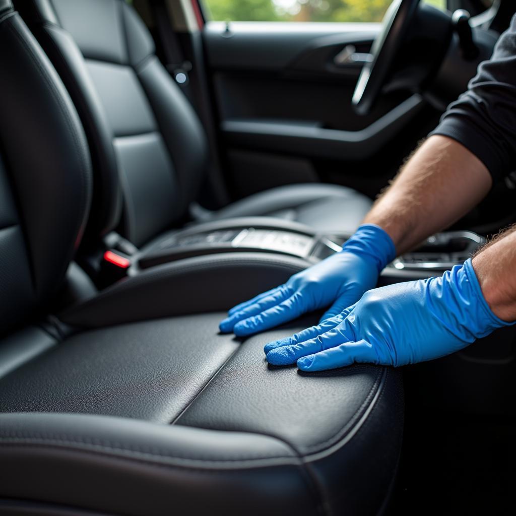 Professional interior car detailing in Downers Grove