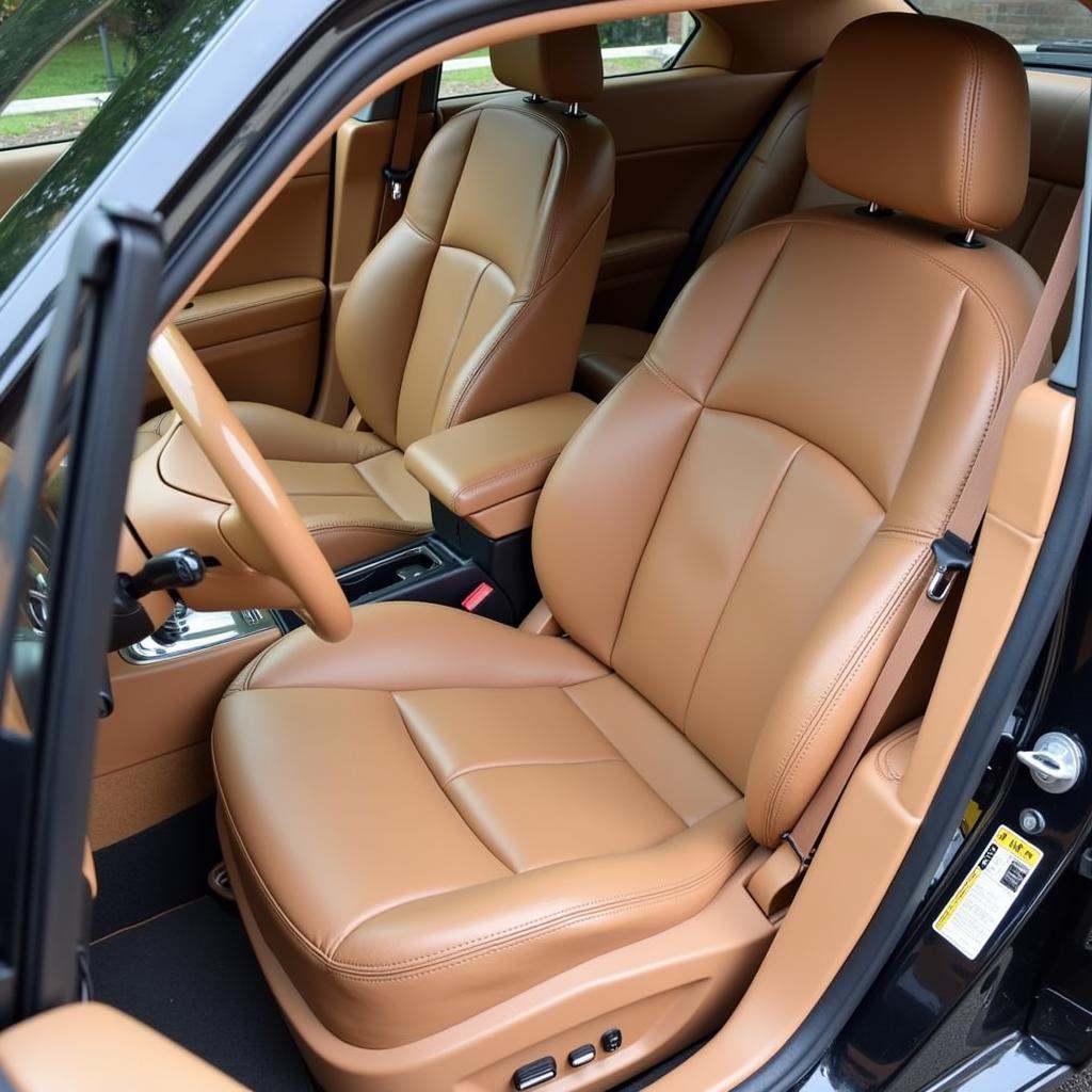 Clean Leather Seats After Interior Detailing