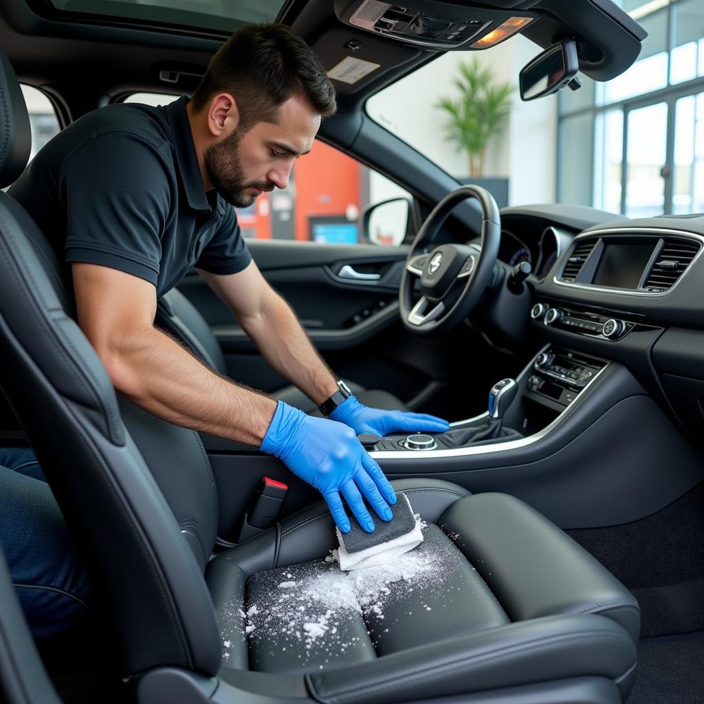 Interior Car Detailing Process