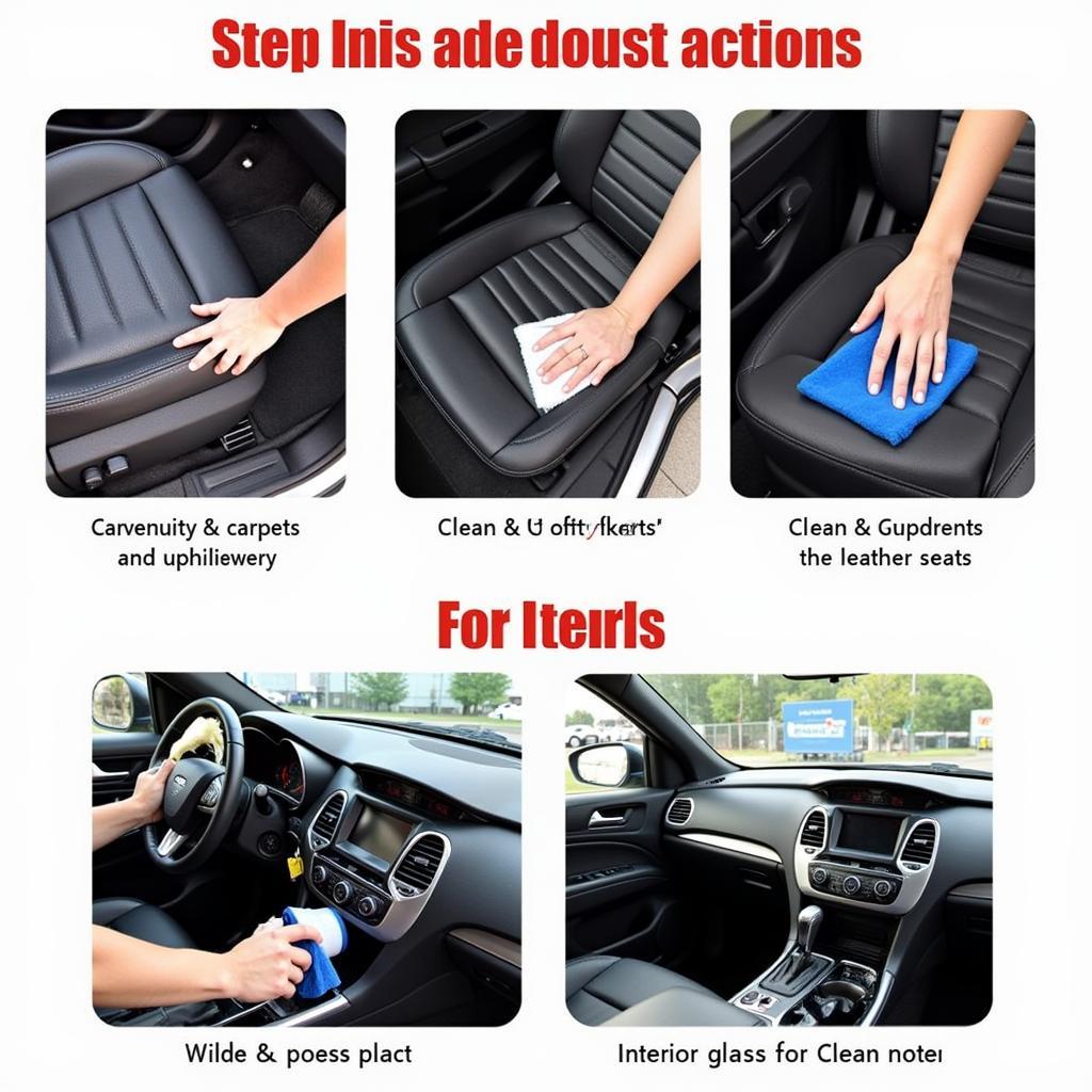 Interior Car Detailing Steps