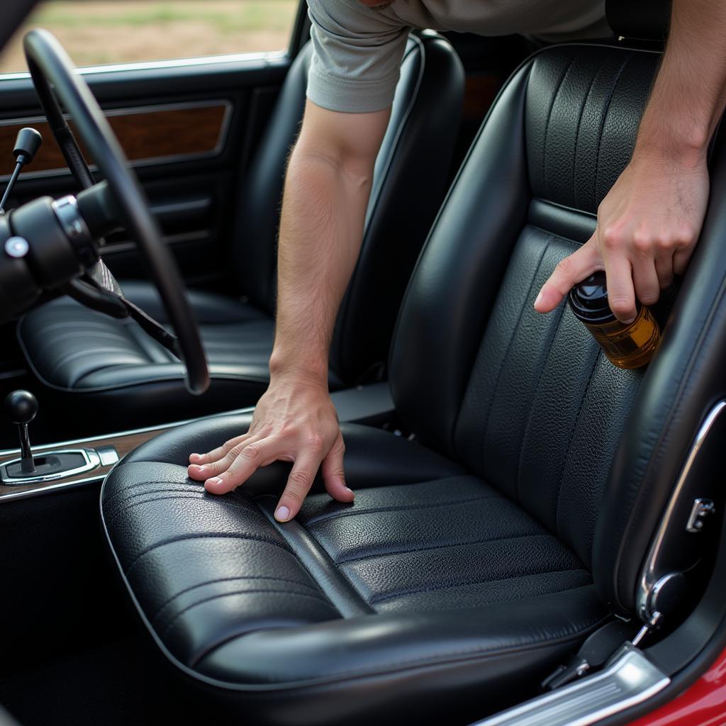 Interior Detailing for Old Car Restoration