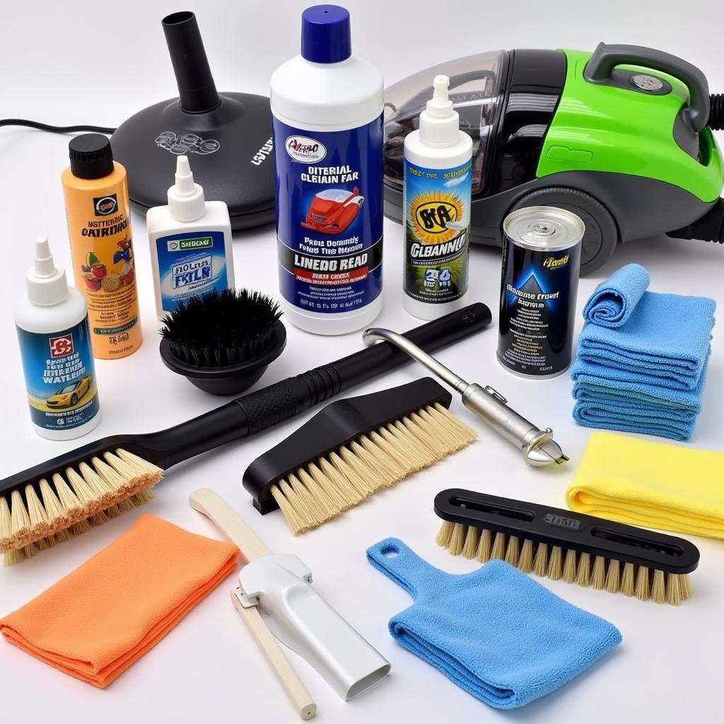 Essential tools for interior car detailing