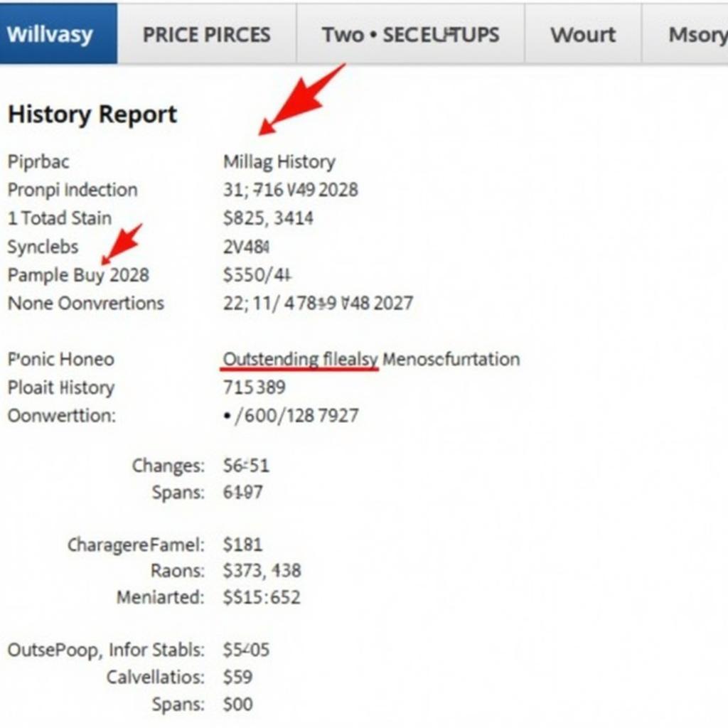 Understanding a Car History Report