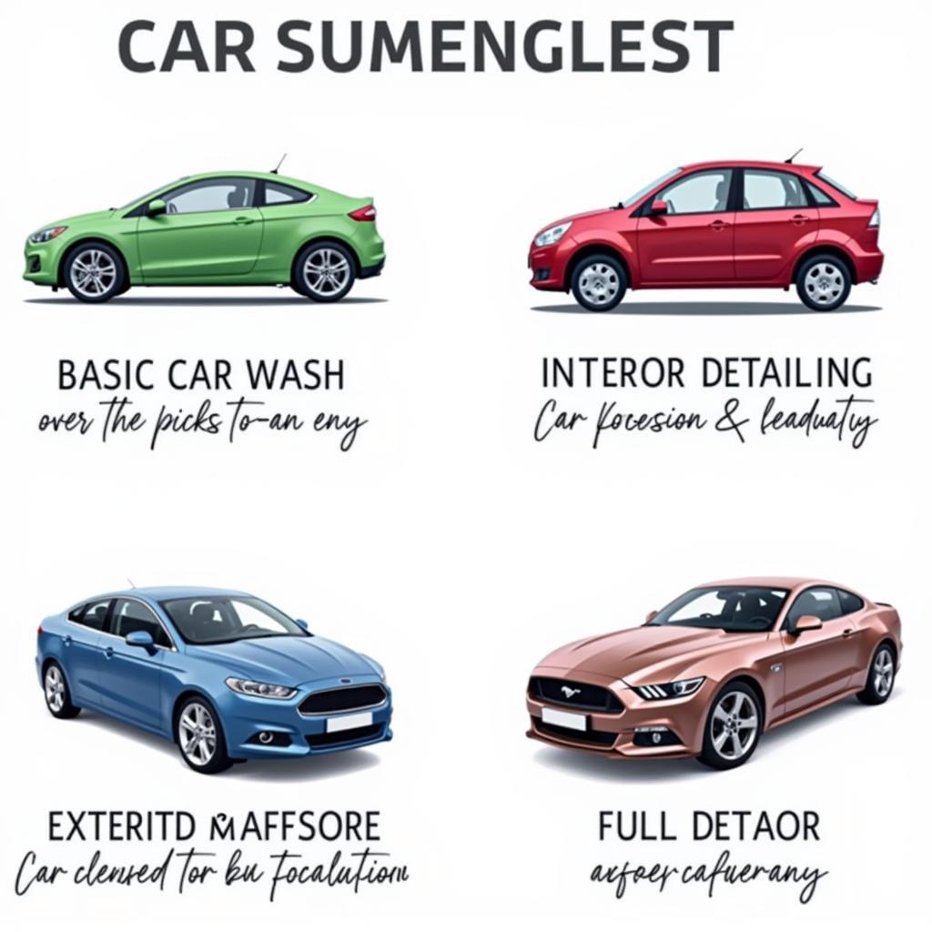 Las Vegas Car Detailing Services: Basic Wash, Interior Detailing, Exterior Detailing, Full Detailing