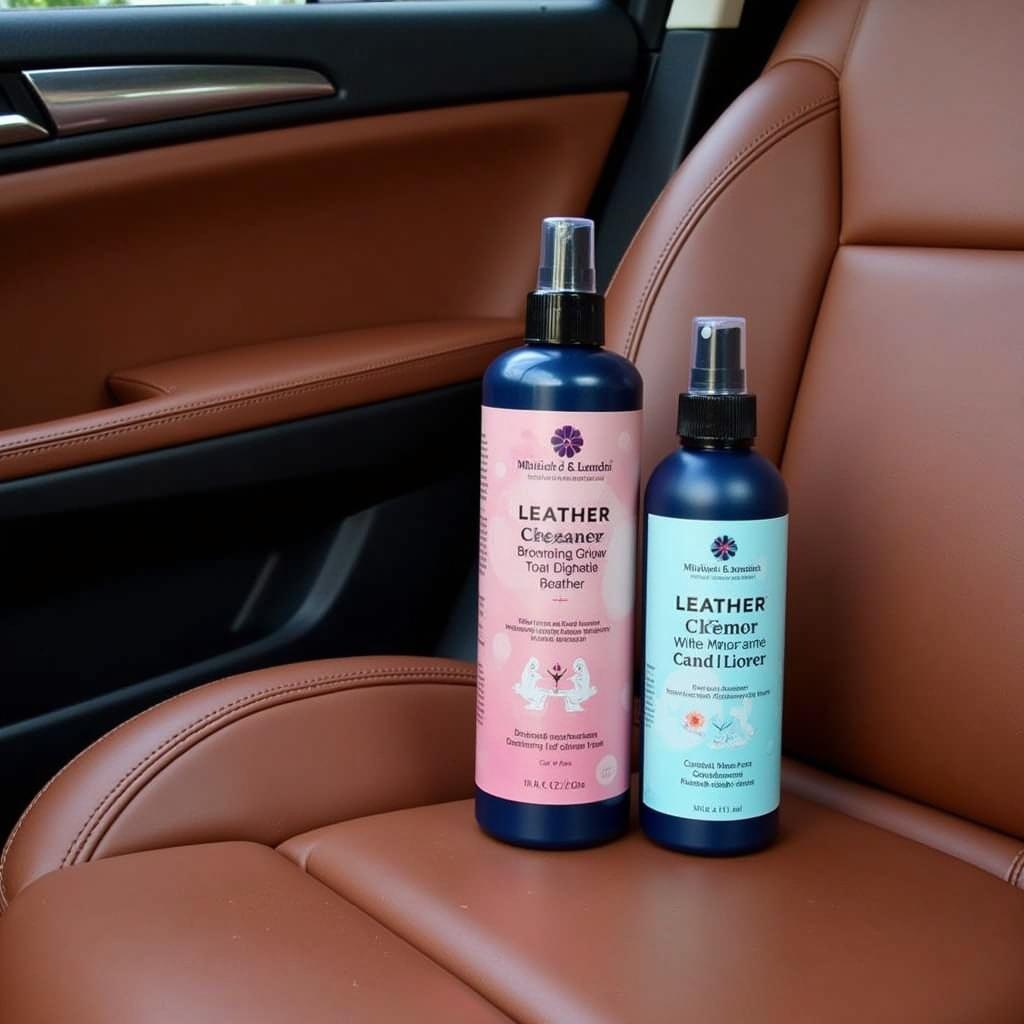 Leather Cleaner and Conditioner for Car Interior Detailing