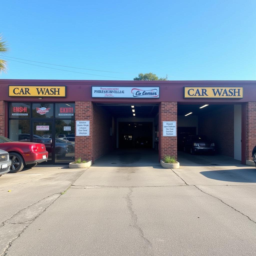 Exterior of a Car Wash in Libertyville