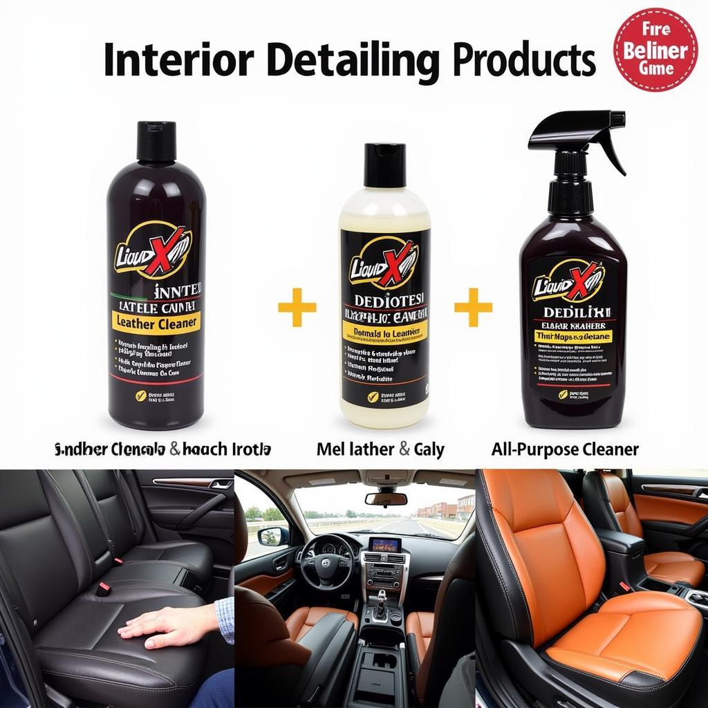 Liquid X Interior Detailing Products and Application