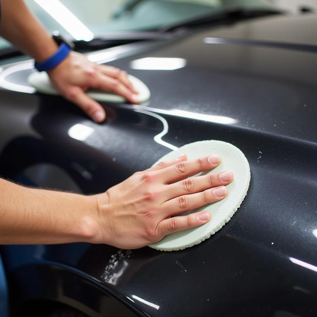 Applying Meguiar's Car Wax