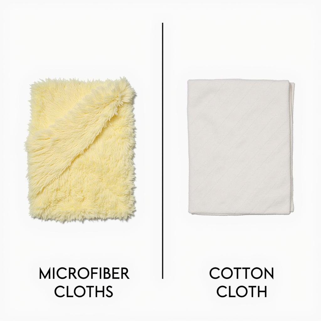 Microfiber Cloth vs. Cotton Cloth