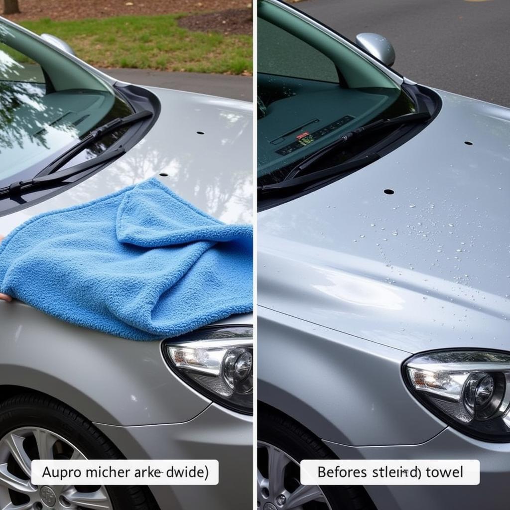 Microfiber Towel vs. Regular Towel for Car Drying