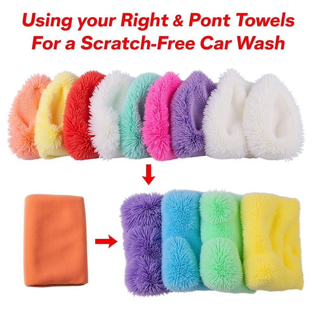 Microfiber Wash Mitt and Drying Towels