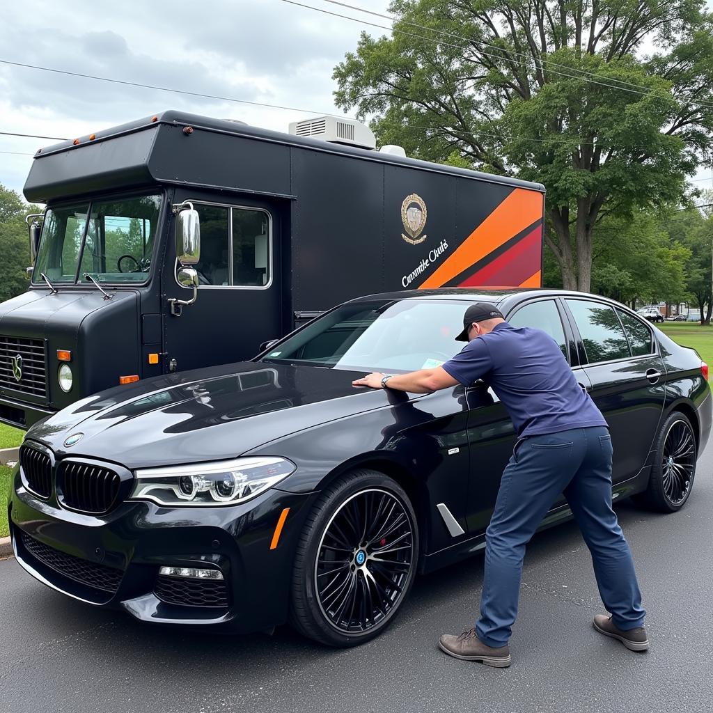 Mobile Car Detailing in Action