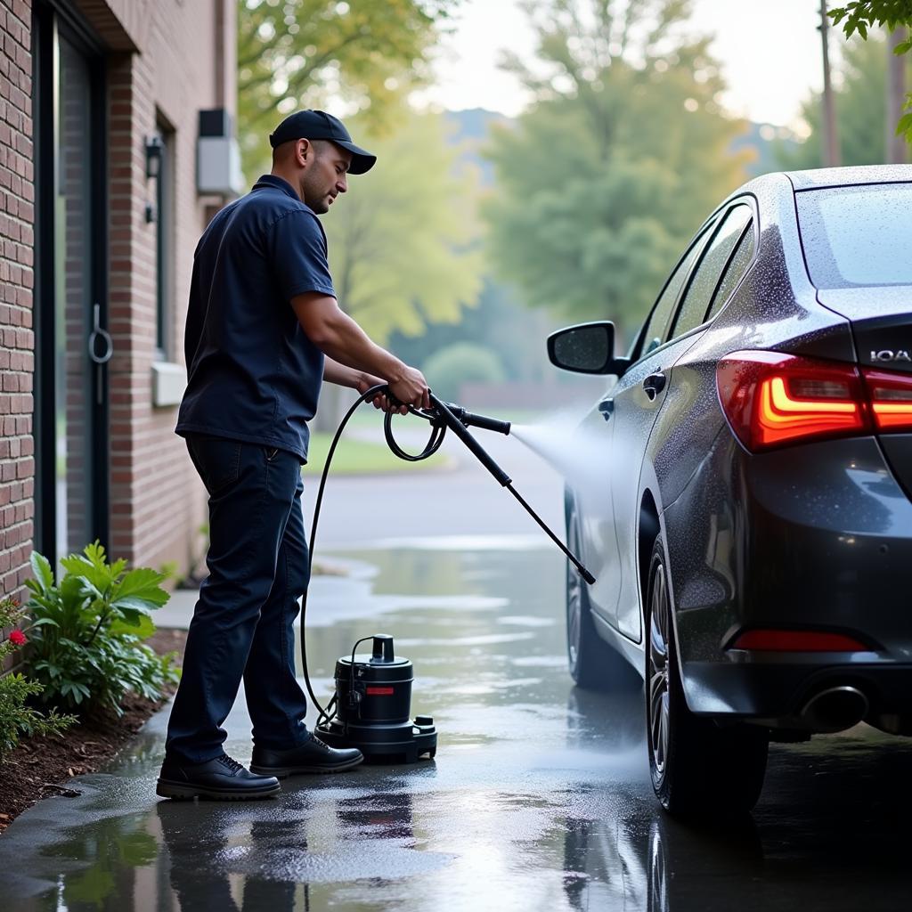 Mobile Car Detailing in Action