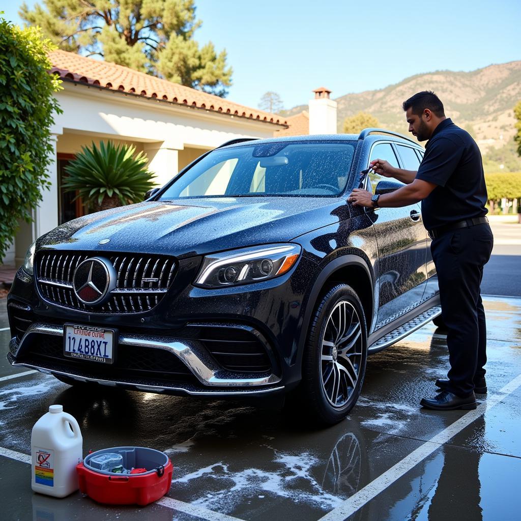 Mobile car detailing service in Santa Barbara