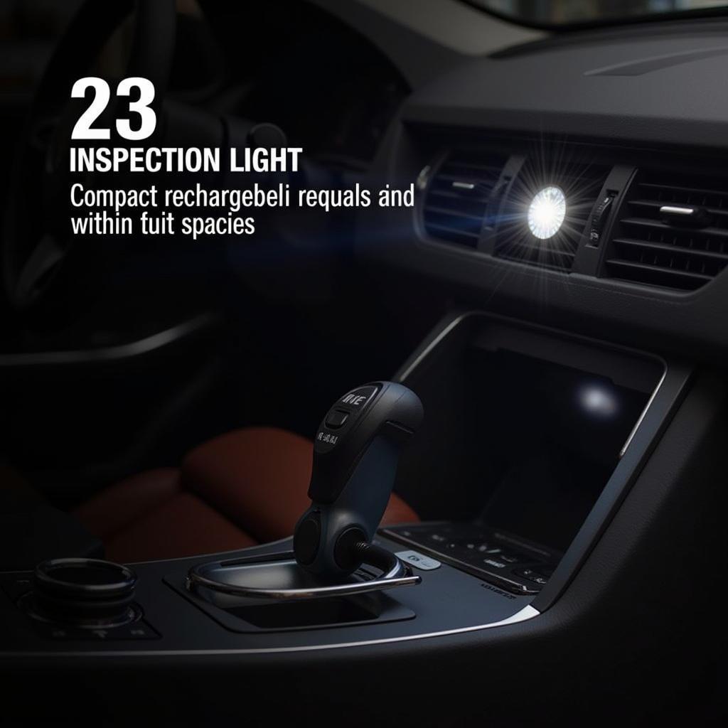 Portable LED Inspection Light for Car Detailing