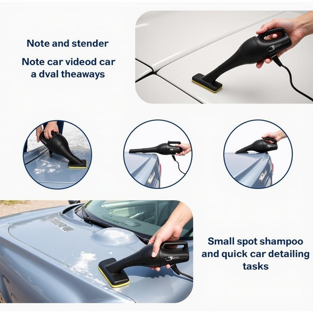 Portable Shampoo Vacuum for Car Detailing