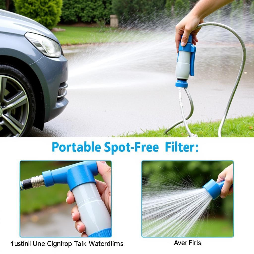 Portable Spot-Free Water Filter for Car Detailing