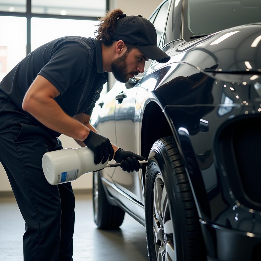 Professional Car Detailing Preventing Dryness