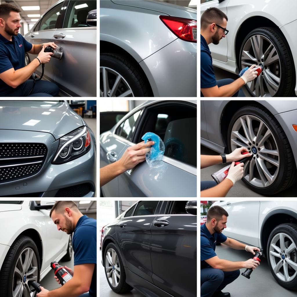 Professional Car Detailing Services in Action