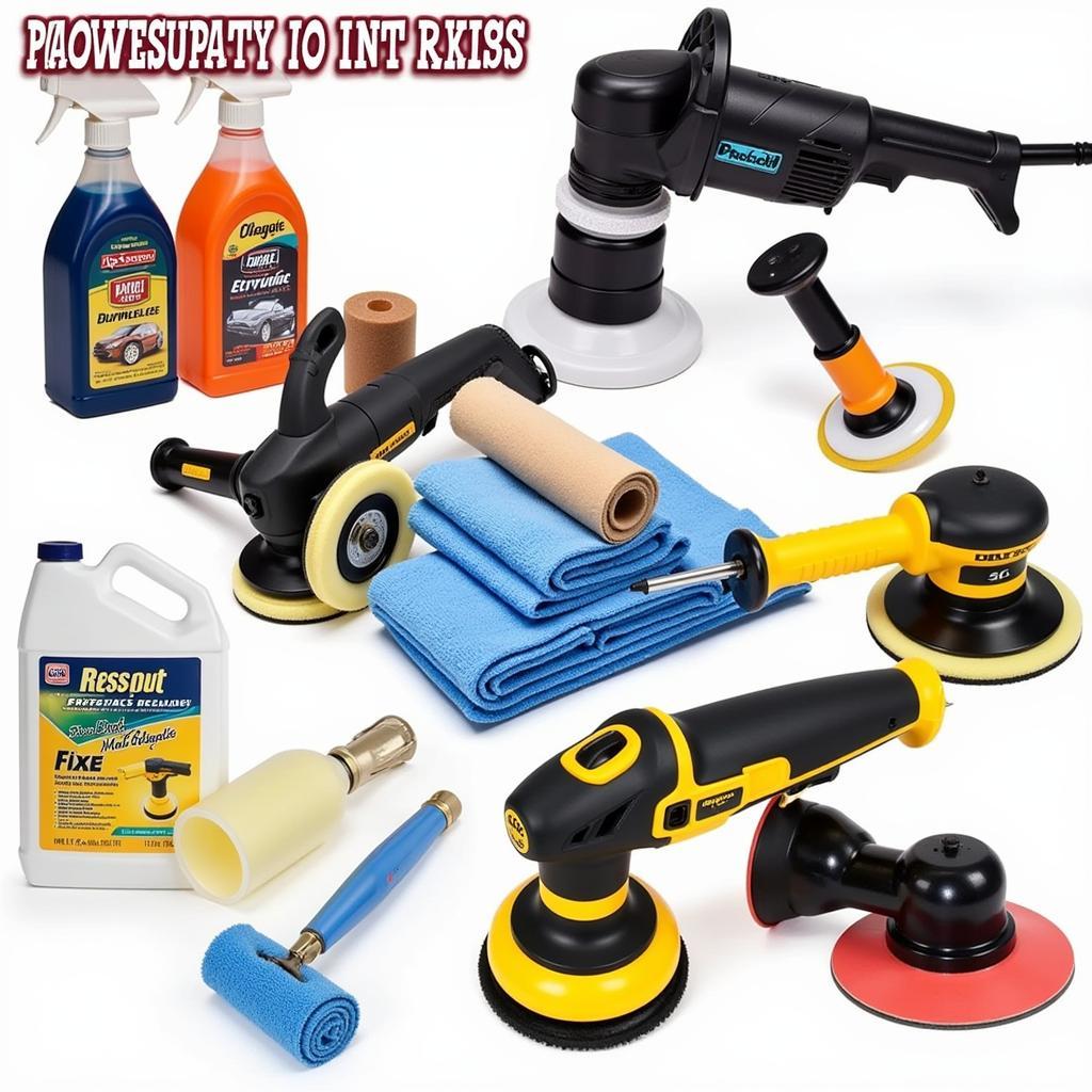 Professional Car Detailing Tools