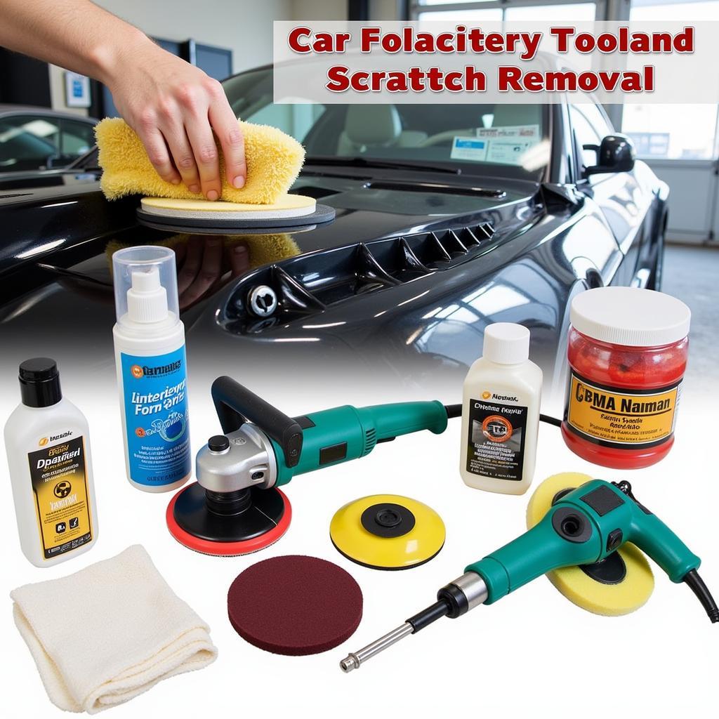 Professional Detailing Tools and Equipment for Scratch Removal