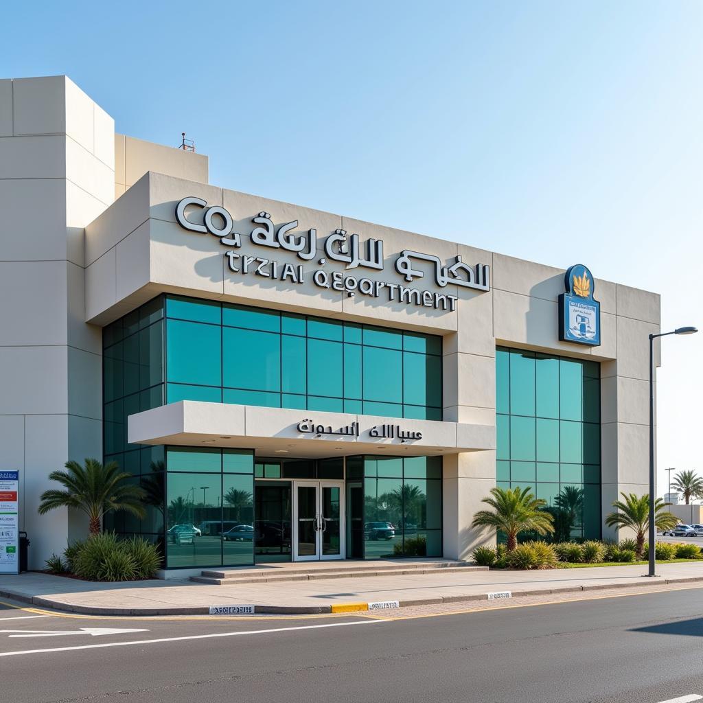 Qatar Traffic Department Exterior