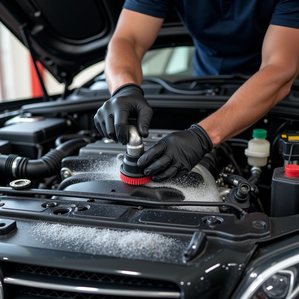 Regina car detailing engine cleaning service