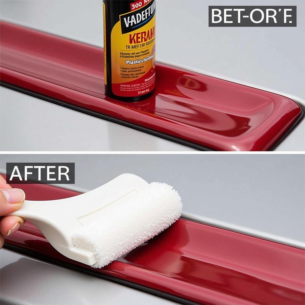 Restoring Faded Car Trim