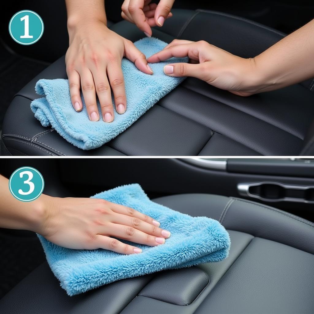 Rinsing Car Seats