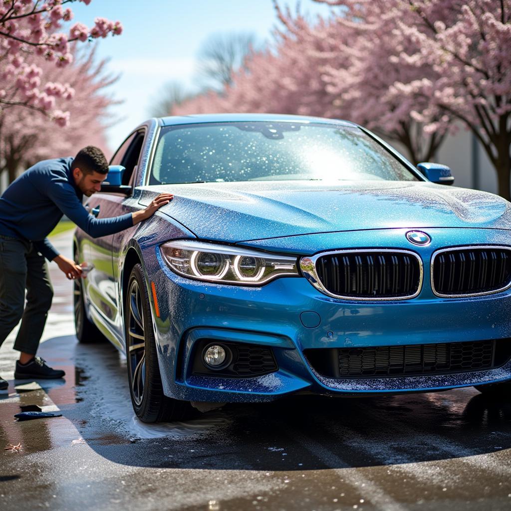 Spring Car Detailing after Winter