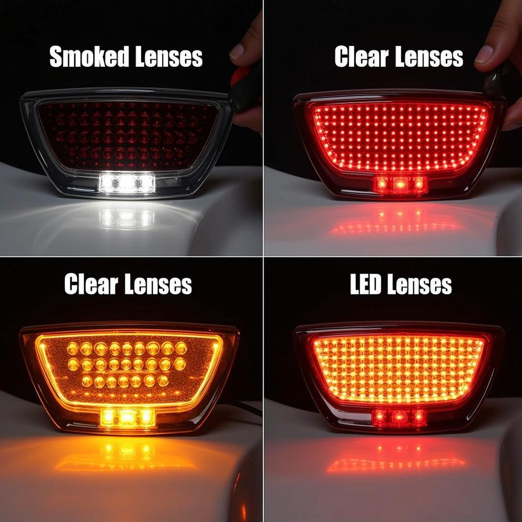 Spyder LED Third Brake Light Design Options