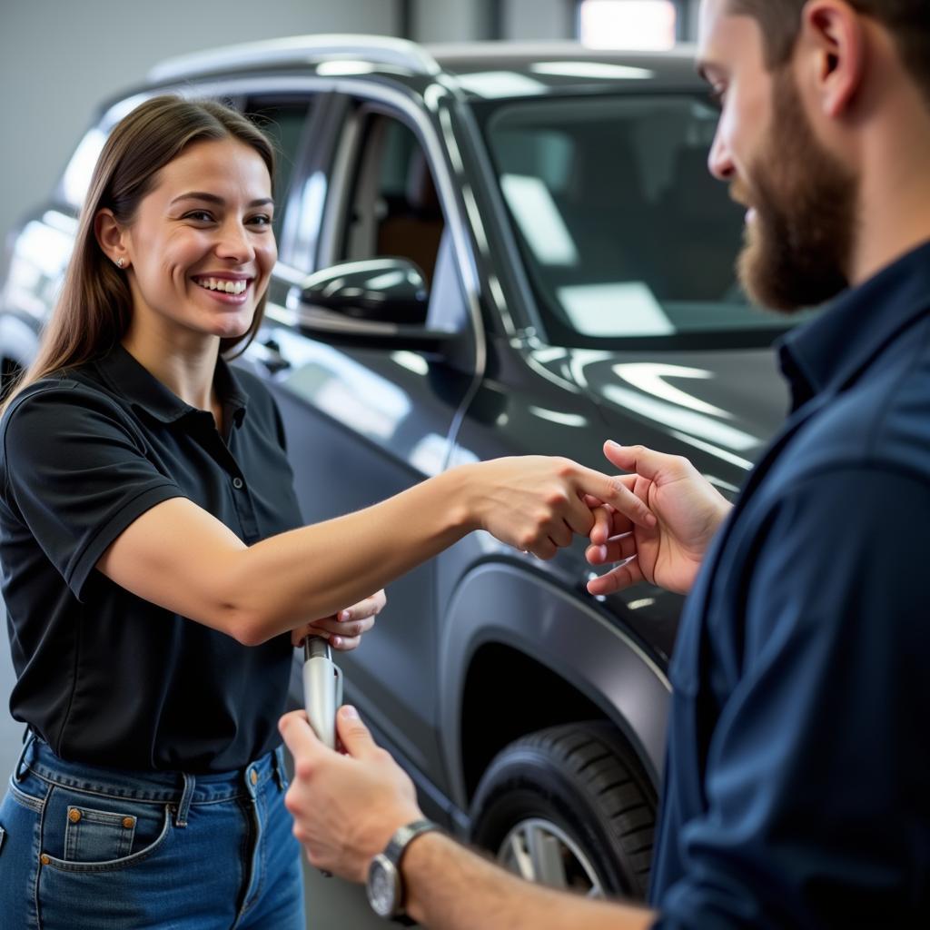 Tipping a Car Detailer