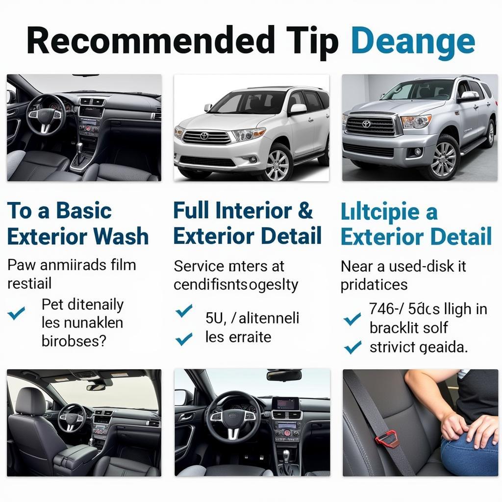 Tipping Scenarios for Car Detailing