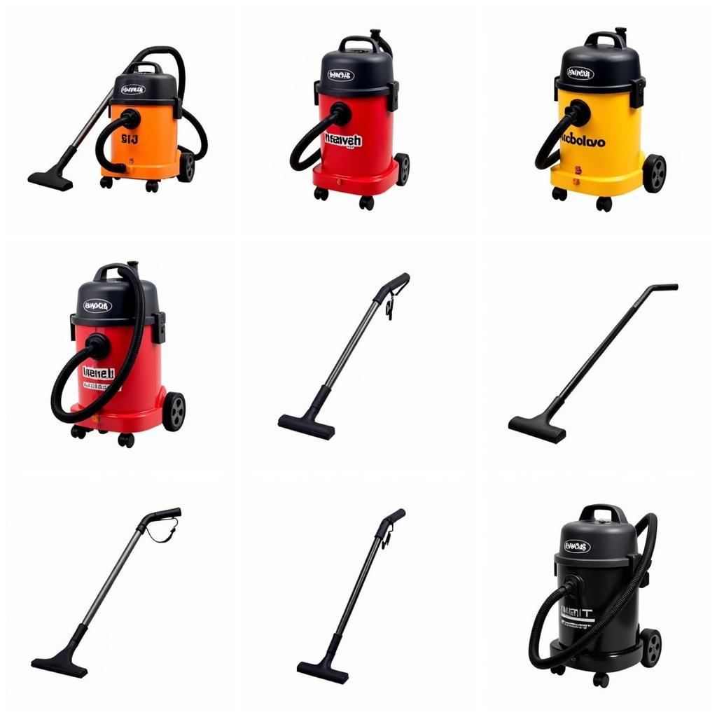 Various Wet/Dry Vac Models for Car Detailing