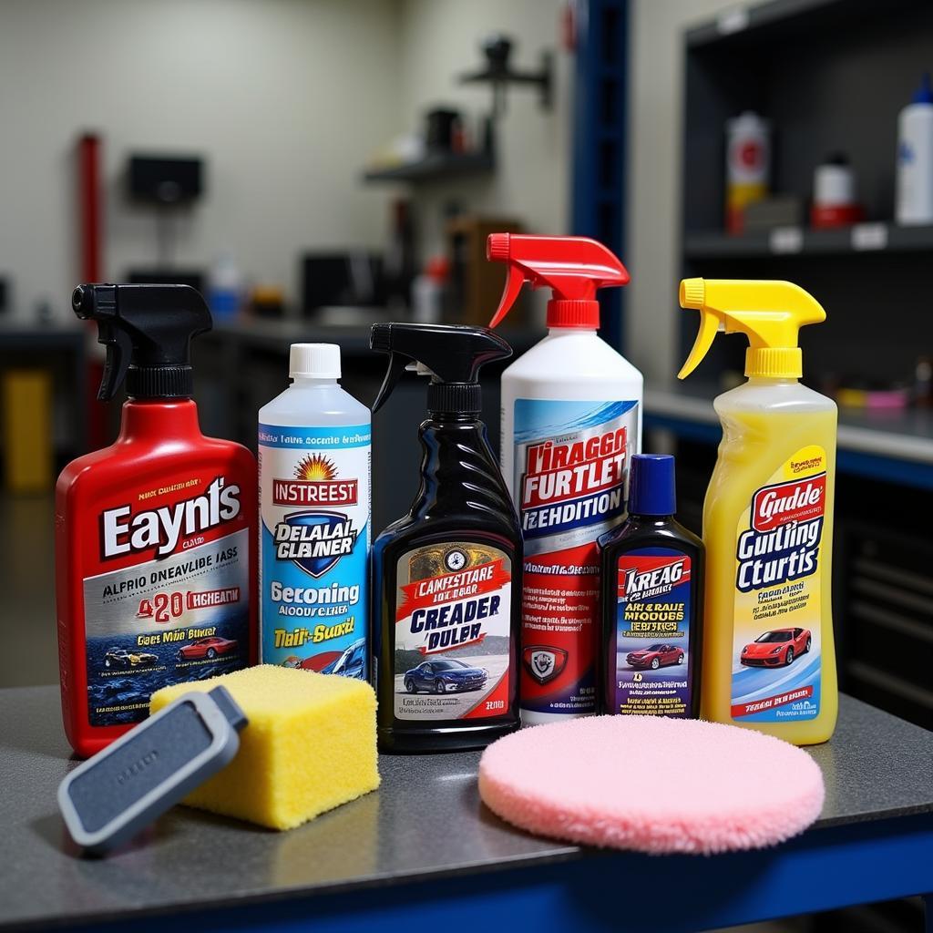 Twin Cities Car Detailing Products - An array of professional car detailing products used in the Twin Cities.