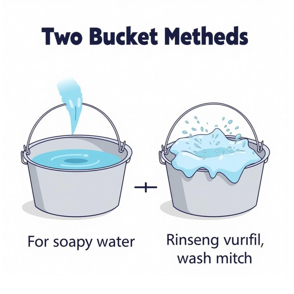 Two-Bucket Car Wash Method