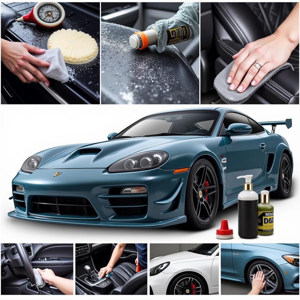 Illustrating the range of car detailing services