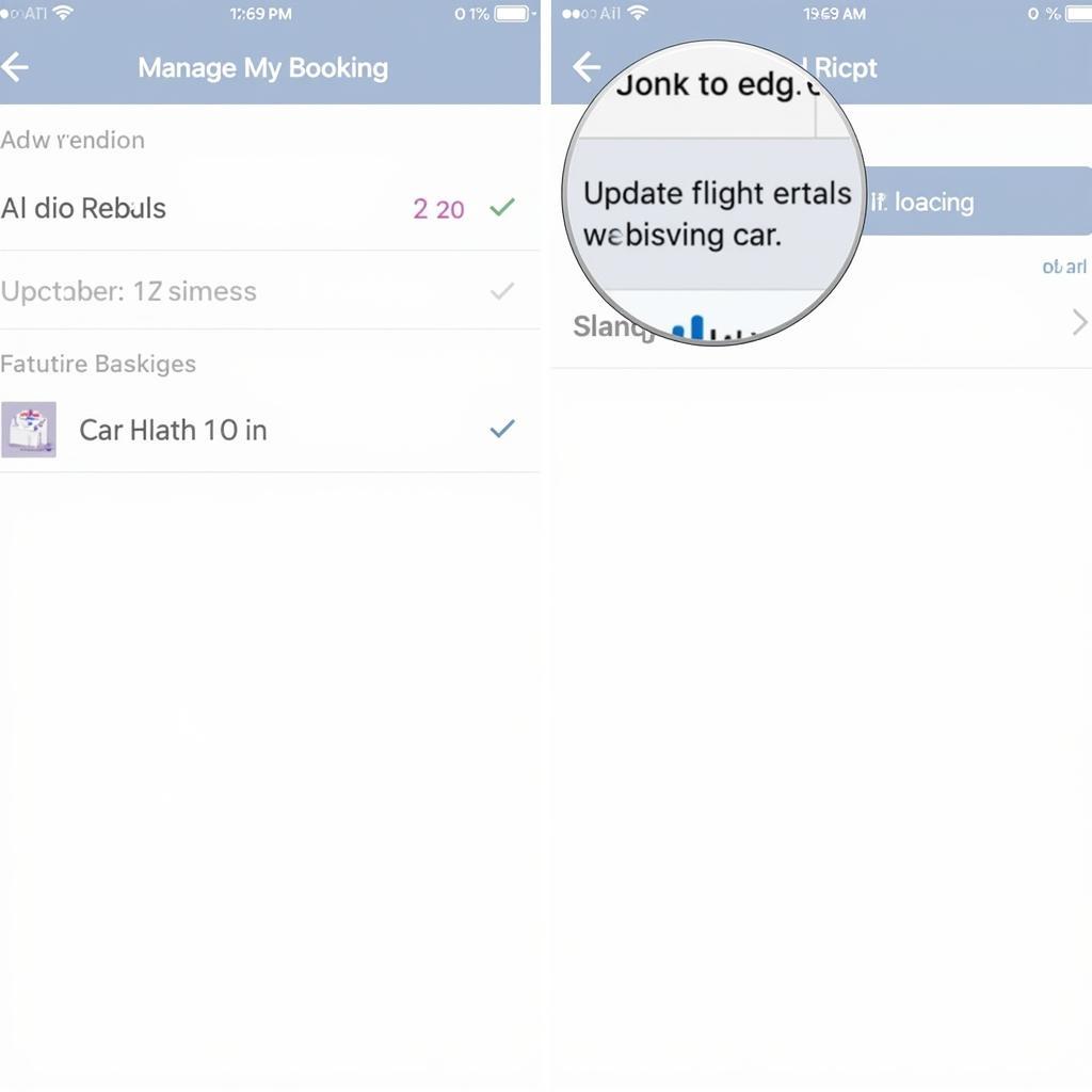 Updating Flight Details on Orbitz App