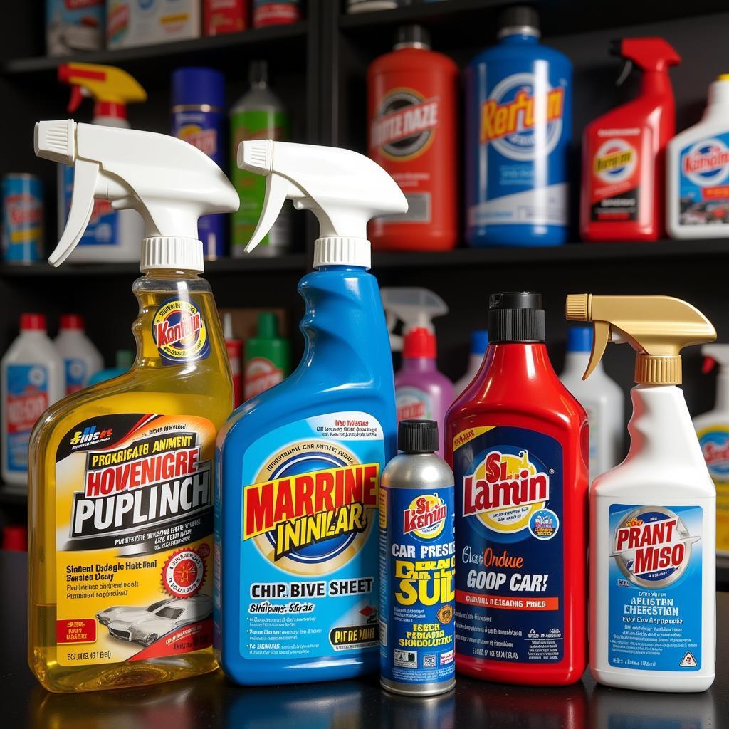 Variety of Car Detailing Sprays