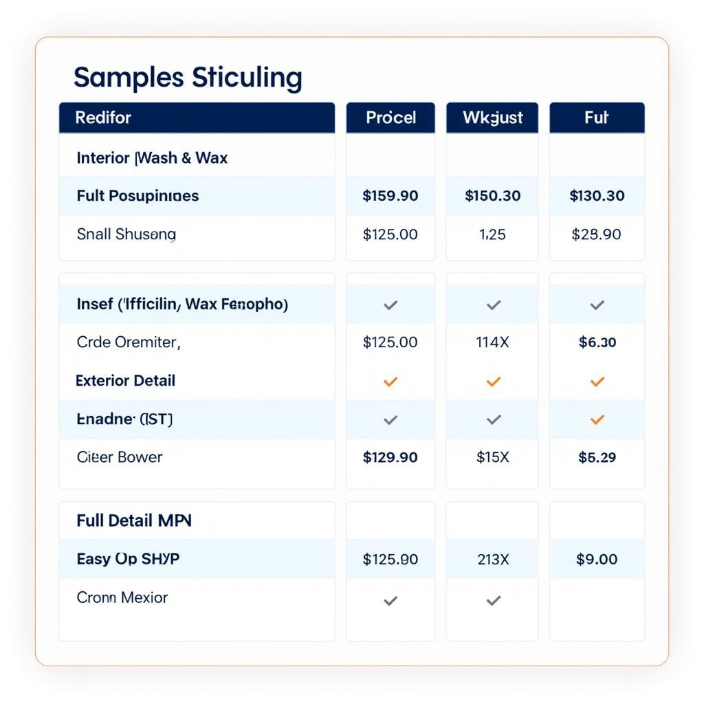 Car detailing price list in Wichita KS