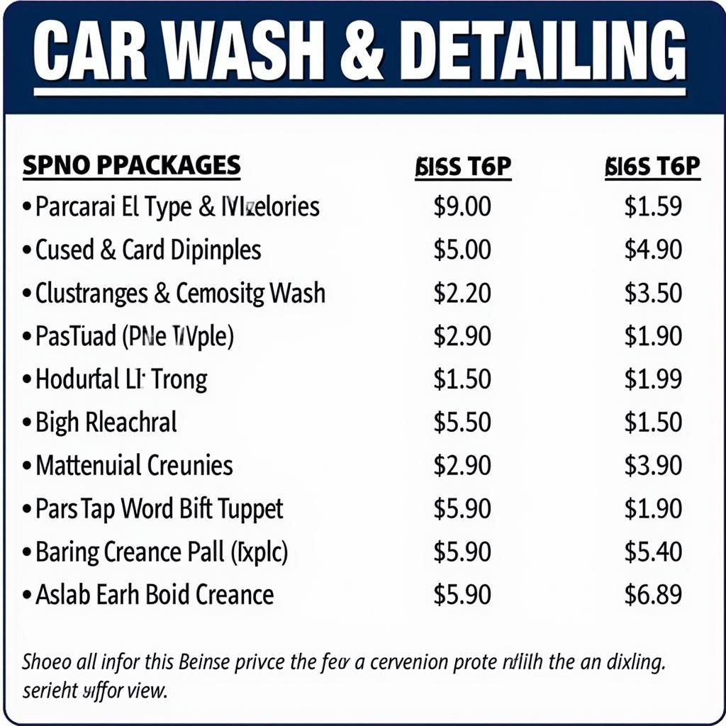 Winston Salem Car Detailing Prices