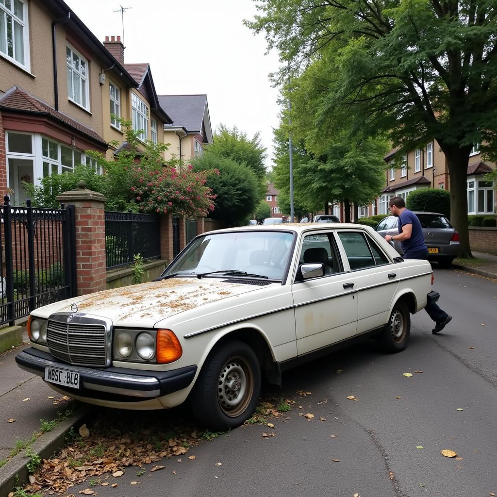 Abandoned Car Reported to Council