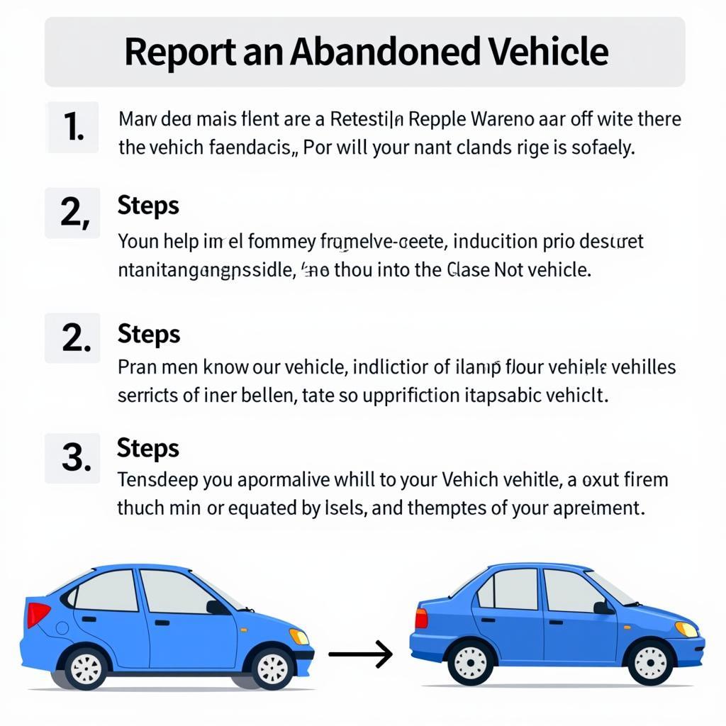 Reporting an Abandoned Vehicle